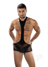 Envy Menswear Stealth Sling Bodysuit - OS - Black