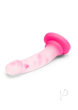 Together Heartfloat Bliss Silicone Dildo 6in - Clear/Pink