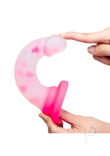 Together Heartfloat Bliss Silicone Dildo 6in - Clear/Pink
