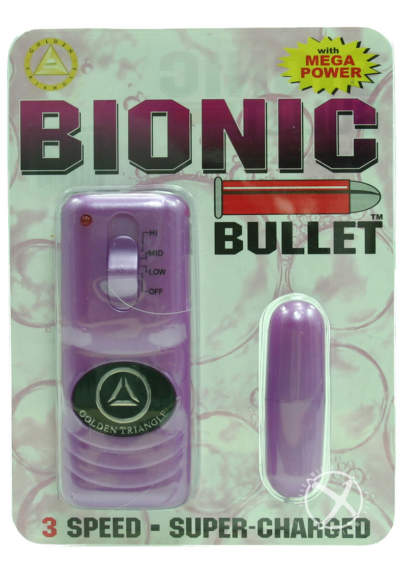 Bionic Bullet Slim 3 Speed Supercharged with Remote  - Purple