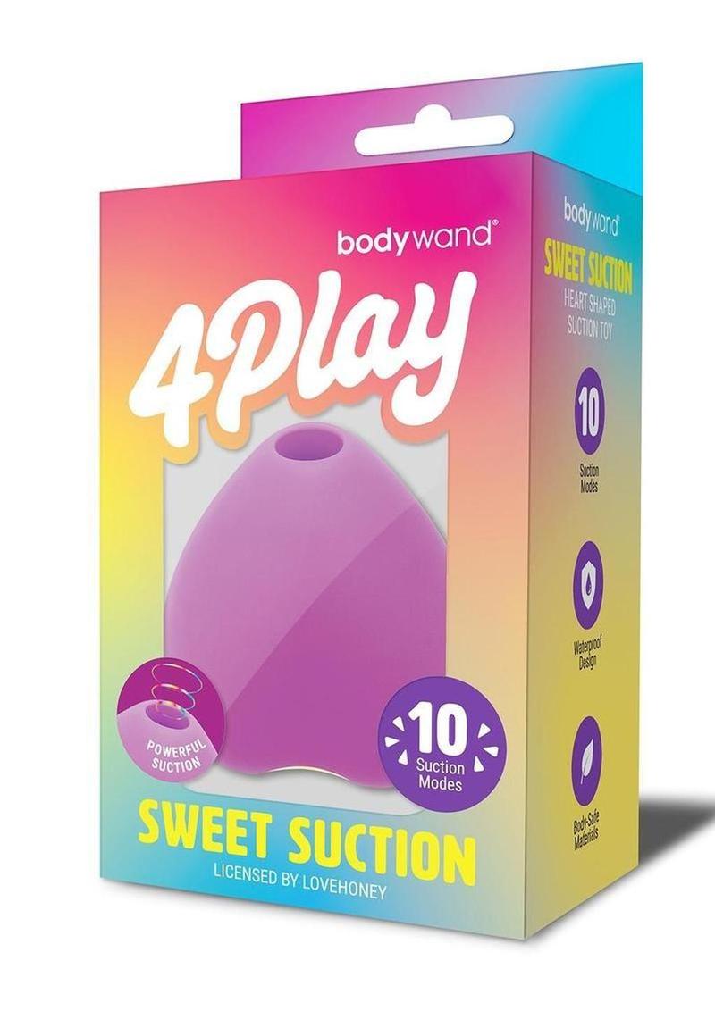 Bodywand 4Play Sweet Suction Rechargeable Clitoral Stimulator - Purple