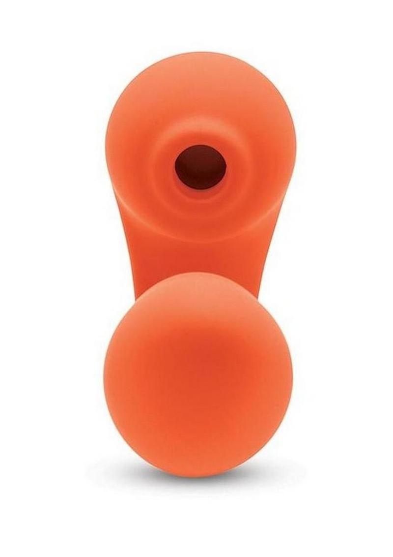 Bodywand 4Play Suck and Buzz Rechargeable Clitoral Stimulator - Orange