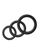 Silicone Cock Ring (6 Pack) - Red/Black