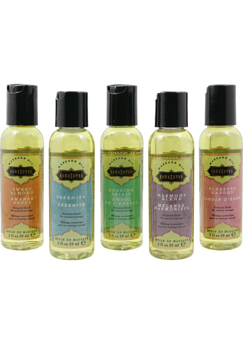 Kama Sutra Massage Tranquility Kit 2oz (5 bottles)