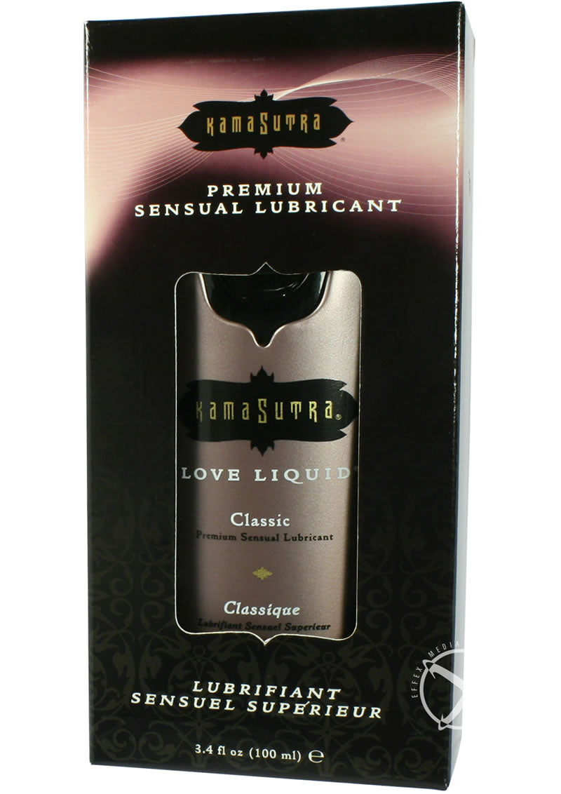 Kama Sutra Love Liquid Classic Water Based Lubricant 3.4oz