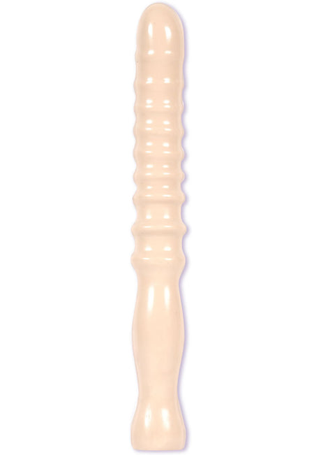 Anal Twist Probe with Easy-Grip Handle - Vanilla