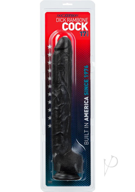 Dick Rambone Dildo 17in - Black