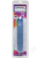 Crystal Jellies Classic Dildo 10in - Clear