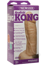 Vac-U-Lock Realistic Kong Firmskyn Dildo 8.5in - Vanilla