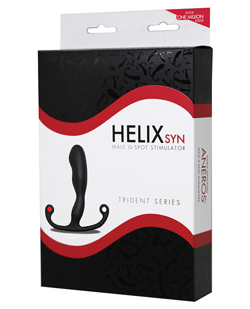 Trident Series Helix Syn P-Spot Stimulator - Black