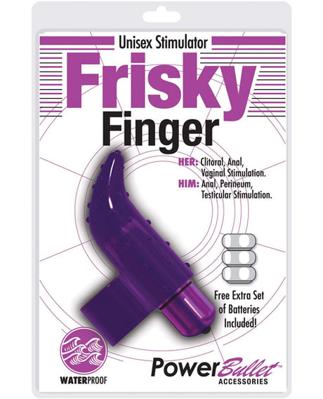 Frisky Finger Unisex Stimulator - Purple