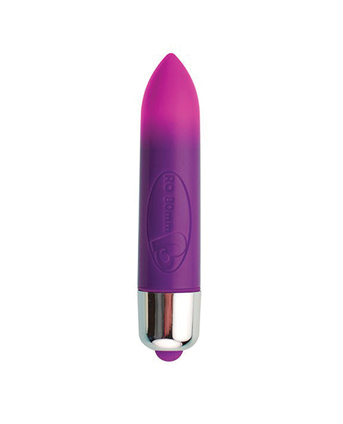 RO 80mm Color Me Orgasmic Bullet Vibrator - Purple
