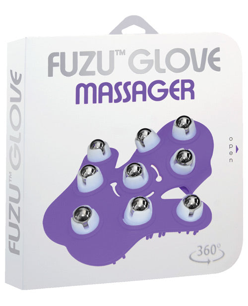 Fuzu Glove Massager - Neon Purple