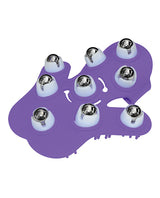 Fuzu Glove Massager Glove with Rolling Balls - Purple