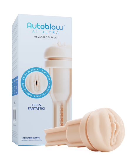 Autoblow AI Ultra Vagina Sleeve - Beige