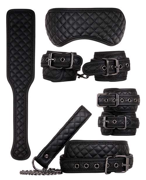 Adam & Eve's Fetish Dreams Intermediate Bondage Set - Black