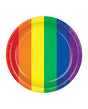 Pride Plates - Rainbow Pack of 8