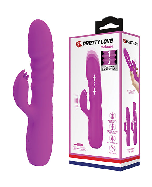 Pretty Love Melanie Thrusting Rabbit - Fuchsia