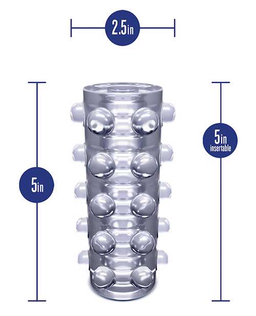 Rize Swich Self Lubricating Stroker Dual End Masturbator - Clear
