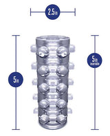 Rize Swich Self Lubricating Stroker Dual End Masturbator - Clear