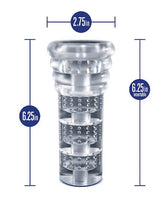 Rize Luz Self Lubricating Stroker Dual End Masturbator - Clear