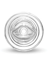 M For Men Soft and Wet All Nighter Glow In The Dark Self Lubricating Stroker - Clear