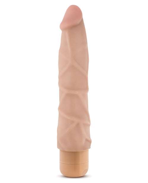 Dr. Skin Silver Collection Cock Vibe 1 Vibrating Dildo 9in - Vanilla