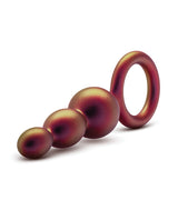 Anal Adventures Matrix Beaded Loop Silicone Plug - Copper