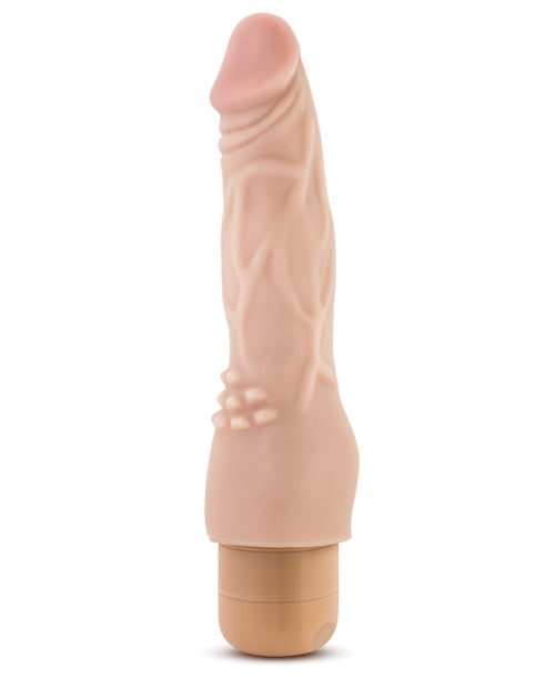 Dr. Skin Silver Collection Cock Vibe 4 Vibrating Dildo 8in - Vanilla