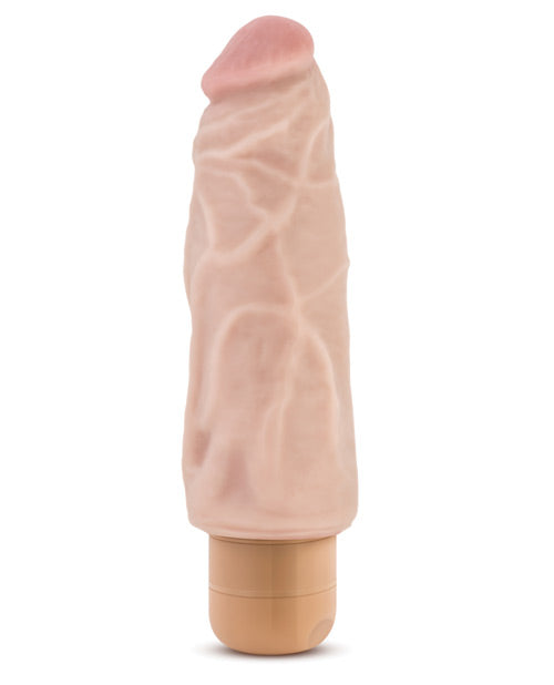 Dr. Skin Silver Collection Cock Vibe 9 Vibrating Dildo 7in - Vanilla