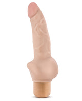 Dr. Skin Silver Collection Cock Vibe 12 Vibrating Dildo 8in - Vanilla