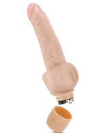 Dr. Skin Silver Collection Cock Vibe 12 Vibrating Dildo 8in - Vanilla