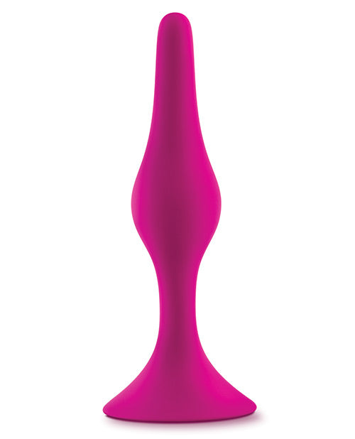 Luxe Beginner Plug Silicone Butt Plug Small - Pink