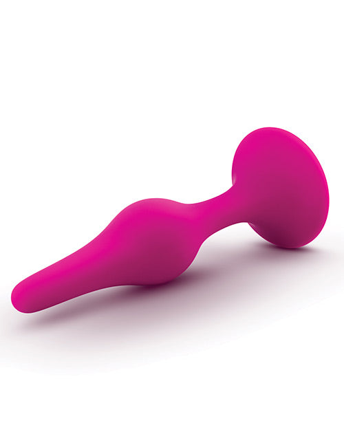 Luxe Beginner Plug Silicone Butt Plug Small - Pink