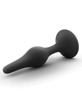 Luxe Beginner Silicone Butt Plug Small - Black