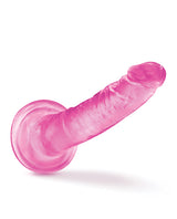 B Yours Plus Lust n` Thrust Realistic Dildo 7.5in - Pink