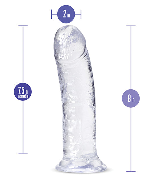 B Yours Plus Roar n` Ride Realistic Dildo 8in - Clear