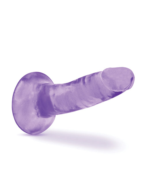 B Yours Plus Hard n` Happy Realistic Dildo 5in - Purple