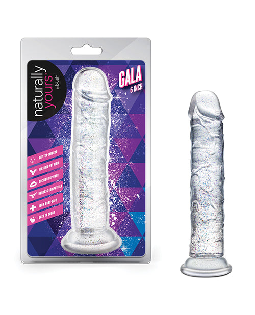 Blush Naturally Yours - Gala - Sparkling Clear Dildo