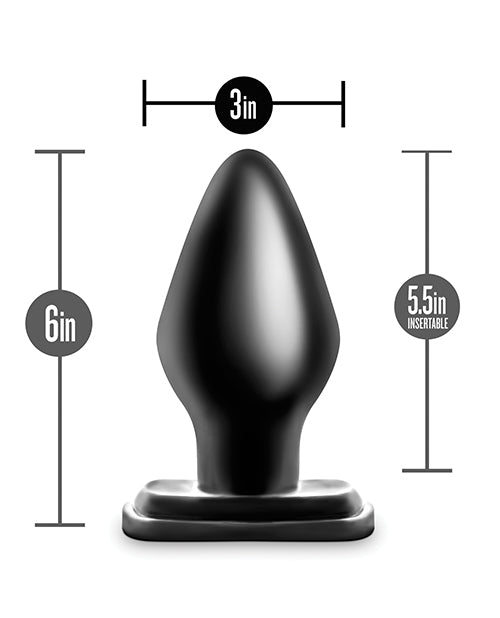 Anal Adventures XXL Butt Plug - Black
