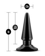 Anal Adventures Easy Butt Plug - Black