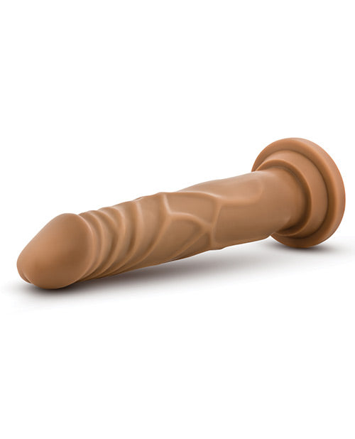 Dr. Skin Silver Collection Realistic Cock Basic 7.5 Dildo 7.5in - Caramel