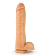 Hung Rider Hammer Dildo with Balls 10in - Vanilla
