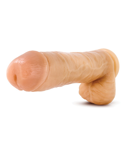 Hung Rider Hammer Dildo with Balls 10in - Vanilla
