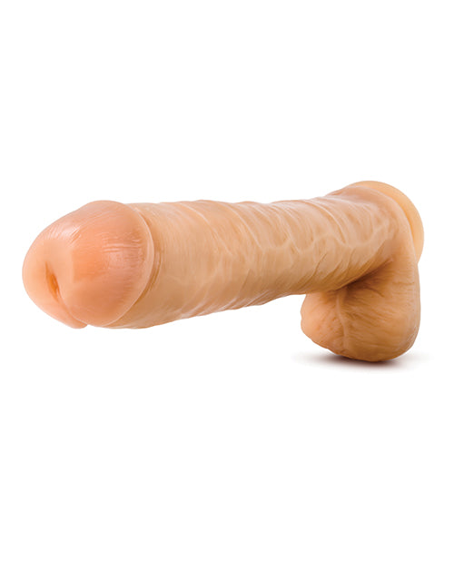 Hung Rider Bruno Dildo with Balls 14in - Vanilla