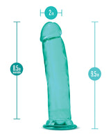 B Yours Plus Thrill n` Drill Realistic Dildo 9in - Teal