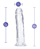 B Yours Plus Thrill n` Drill Realistic Dildo 9in - Clear