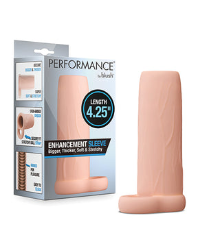 Blush Performance 4.25" Enhancement Sleeve - Beige
