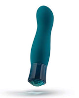 Oh My Gem Fierce Rechargeable Silicone Vibrator - Blue Topaz