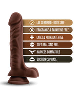 Coverboy The DJ Dildo 9in - Chocolate